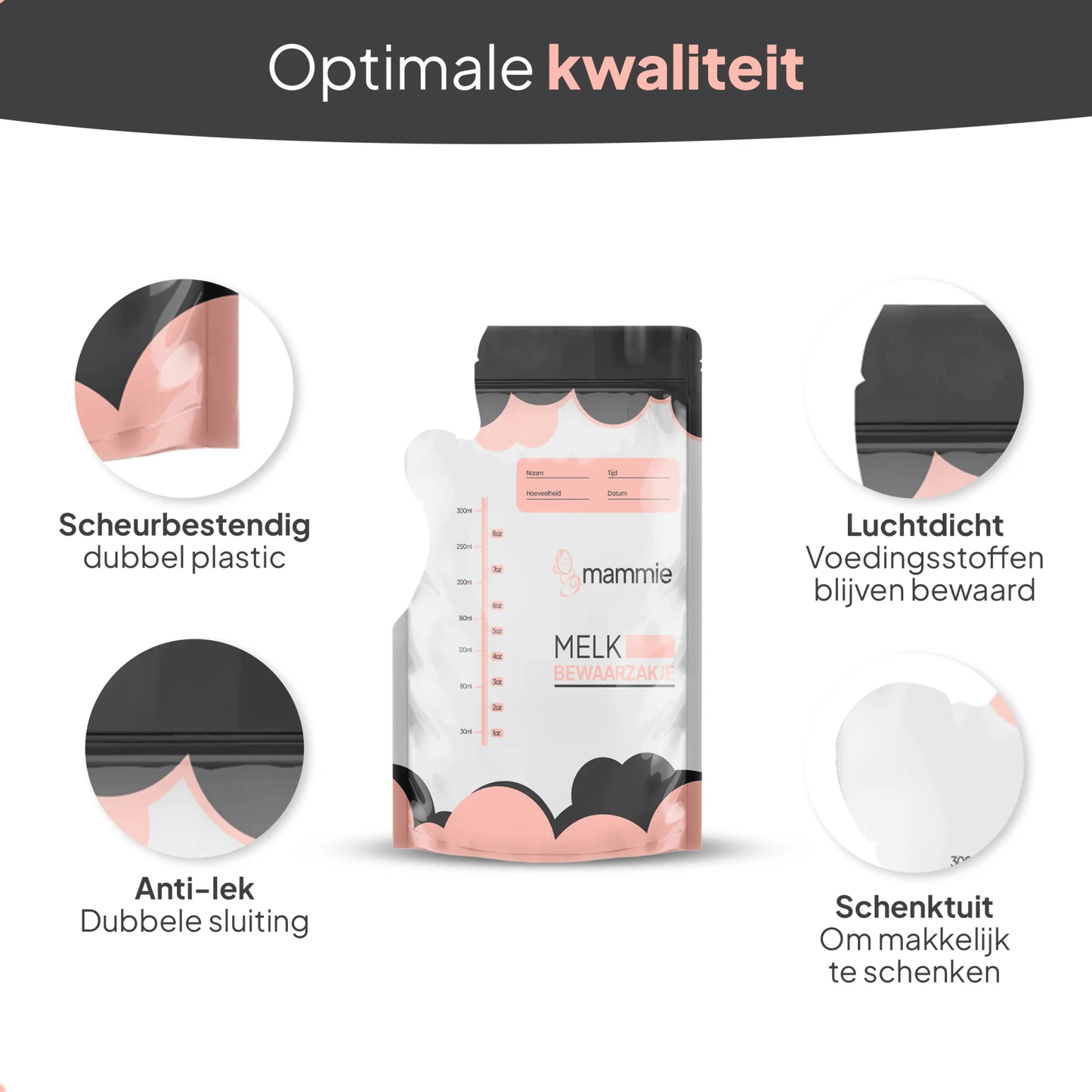 zakjes voor borstvoeding