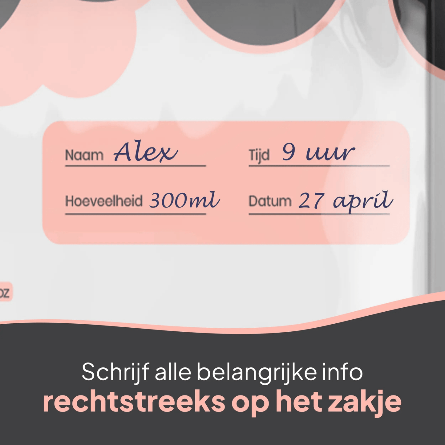 zakjes voor borstvoeding