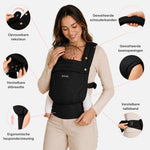 AVAIRE Draagzak Baby – Ergonomisch & Comfortabel - Katoenen Materiaal - Mammie 