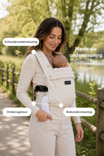 AVAIRE Draagzak Baby – Ergonomisch & Comfortabel - Katoenen Materiaal - Mammie 