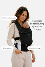 AVAIRE Draagzak Baby – Ergonomisch & Comfortabel - Katoenen Materiaal - Mammie 