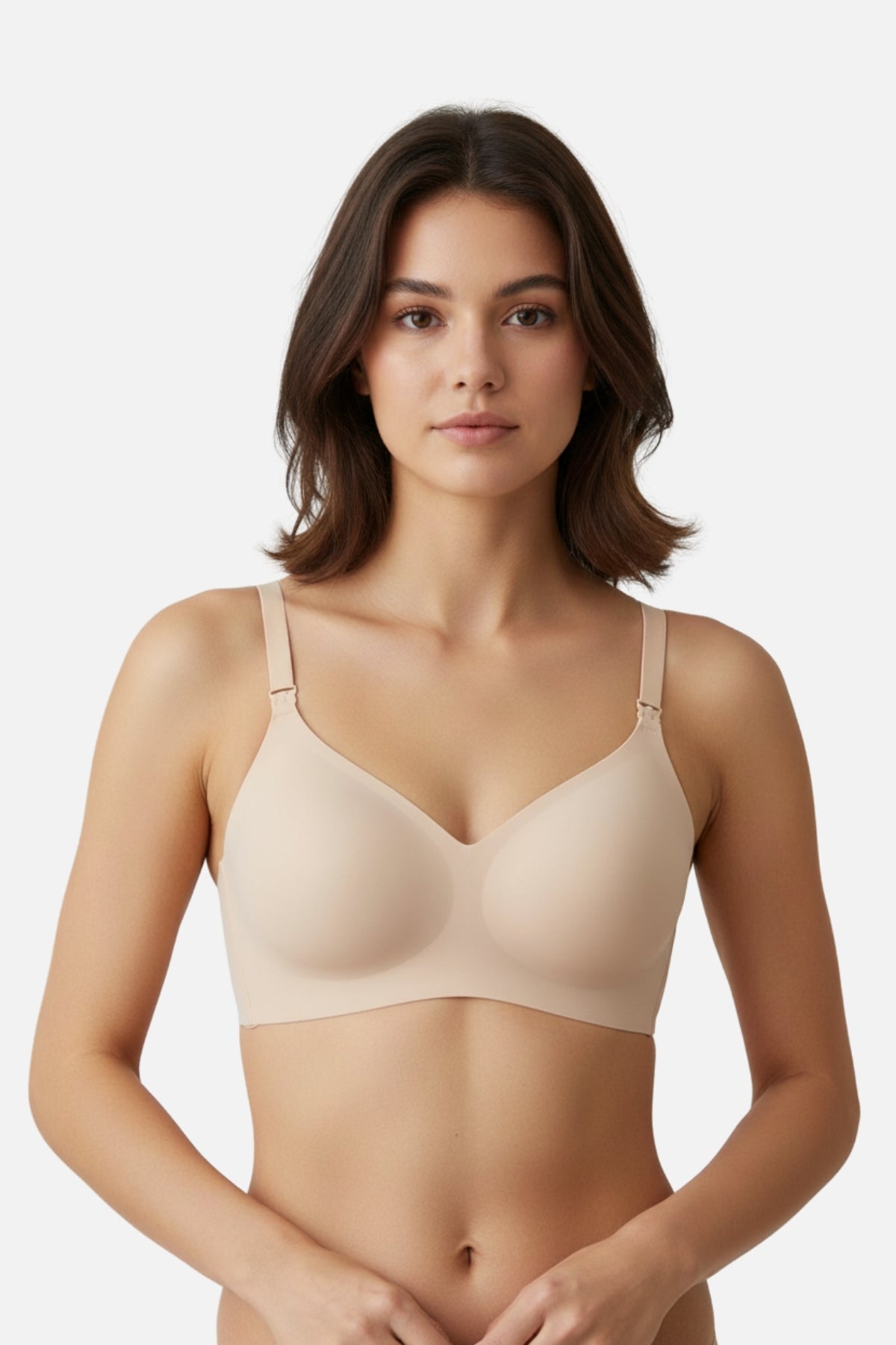 voedingsbh zonder beugel #beige