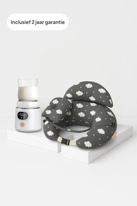 Cozy Feed Bundel: Voedingskussen & GO Flessenwarmer - Mammie