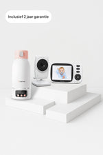 Night Care Bundel: Baby met Camera & ThermoGO Flessenwarmer - Mammie
