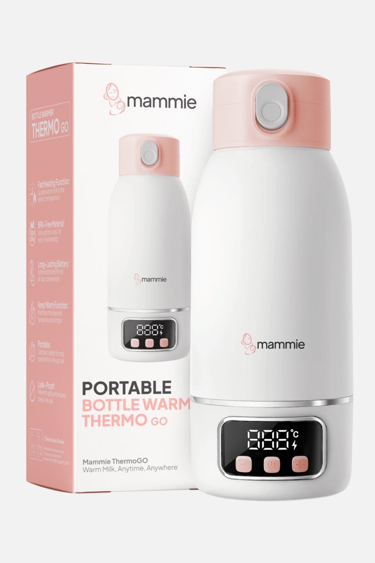 draagbare flessenwarmer